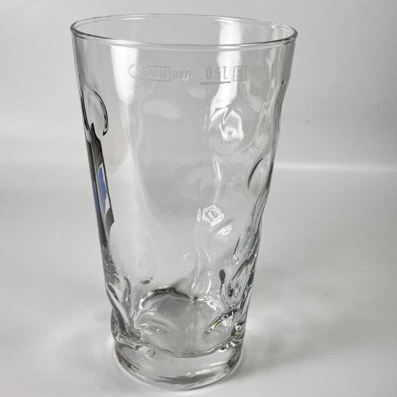 Weinwelt Herrenber German Weingut Wine Tasting Clear Glass Dimpled 0.5 Liter - Picture 2 of 12